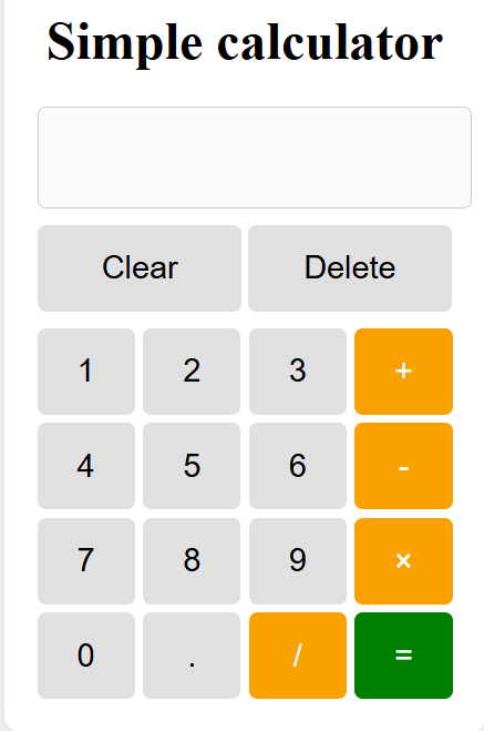 Simple Calculator